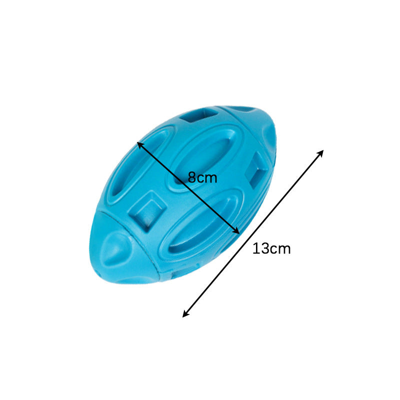 Squeaky Dog Toys For Aggressive Chewers Rubber Puppy Chew Ball With Squeaker, Almost Indestructible And Durable Pet Toy For Medium And Large Breed