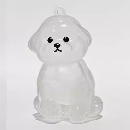 Dog Fur Storage Cute Pendant Keychain Bag Charm