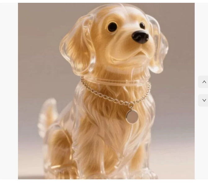 Dog Fur Storage Cute Pendant Keychain Bag Charm